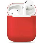 noktaks - Apple Airpods 1. Nesil - Kılıf Darbelere Karşı Dayanıklı Koruyucu Silikon Kılıf Airbag 13 - Kırmızı - T13648