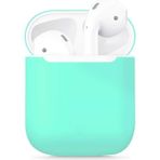 noktaks - Apple Airpods 1. Nesil - Kılıf Darbelere Karşı Dayanıklı Koruyucu Silikon Kılıf Airbag 13 - Turkuaz - T13648