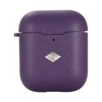 noktaks - Apple Airpods 1. Nesil - Kılıf Darbelere Karşı Dayanıklı Koruyucu Silikon Kılıf Airbag 19 - Mor - T16697