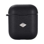 noktaks - Apple Airpods 1. Nesil - Kılıf Darbelere Karşı Dayanıklı Koruyucu Silikon Kılıf Airbag 19 - Siyah - T16697