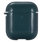 noktaks - Apple Airpods 1. Nesil - Kılıf Darbelere Karşı Dayanıklı Koruyucu Silikon Kılıf Airbag 20 - Koyu Yeşil - T15969