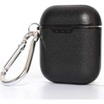 noktaks - Apple Airpods 1. Nesil - Kılıf Darbelere Karşı Dayanıklı Silikon Kılıf Airbag 03 - Siyah - T8188