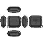 noktaks - Apple Airpods 3. Nesil - Kılıf Darbelere Karşı Dayanıklı Koruyucu Su Geçirmez Airbag 16 - Siyah - T23162