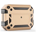 noktaks - Apple Airpods Pro - Kılıf Darbelere Karşı Dayanıklı Koruyucu Silikon Kılıf Airbag 15 - Gold - T15699