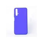 Noktaks - Honor 20 - Nova 5t Uyumlu - Kılıf Mat Soft Esnek Premier Silikon Kapak - T10112 - Saks Mavi Saks Mavi