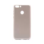 noktaks - Huawei P Smart - Kılıf Mat Soft Premier Silikon Kapak - Gold - T1703
