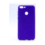 noktaks - Huawei P Smart - Kılıf Mat Soft Premier Silikon Kapak - Saks Mavi - T1703