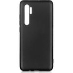 noktaks - Xiaomi Mi Note 10 Lite - Kılıf Mat Soft Premier Silikon Kapak - Siyah - T13719