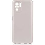 noktaks - Xiaomi Redmi Note 10S - Kılıf Mat Soft Premier Silikon Kapak - Gold - T18082
