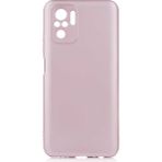 noktaks - Xiaomi Redmi Note 10S - Kılıf Mat Soft Premier Silikon Kapak - Rose Gold - T18082