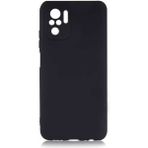 noktaks - Xiaomi Redmi Note 10S - Kılıf Mat Soft Premier Silikon Kapak - Siyah - T18082