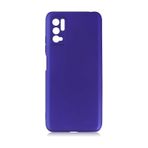 Noktaks - Xiaomi Uyumlu Xiaomi Redmi Note 10 5g - Kılıf Mat Renkli Esnek Premier Silikon Kapak - Saks Mavi