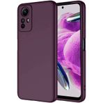 Noktaks - Xiaomi Uyumlu Xiaomi Redmi Note 12s - Kılıf İçi Kadife Koruyucu Mara Lansman Kapak - Koyu Mor