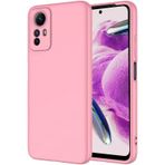 Noktaks - Xiaomi Uyumlu Xiaomi Redmi Note 12s - Kılıf İçi Kadife Koruyucu Mara Lansman Kapak - Pembe