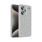 Noktaks - Xiaomi Uyumlu Xiaomi Redmi Note 13 Pro Plus 5g - Kılıf Kamera Korumalı Simli Lüks Koruyucu Koton Kapak - Gümüş T36791 Gümüş