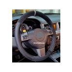 Noktali-Alkantara Chevrolet Aveo Uyumlu Gri Yuzuklu Direksiyon Kilifi