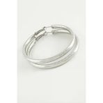 Noktalı Boru Halka Küpe 5,5 cm