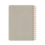Noktalı Bullet Journal Pro Defter, Kum Renk, 17X24cm
