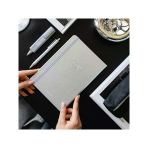 Noktalı Defter, A5 Boyut, 140 Gr Kağıt, 80 Yaprak, Silver Glow