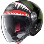 Nolan N21 Visor Skydweller 091 Açık Motosiklet Kaskı - Siyah - Yeşil