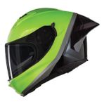 Nolan N60-6 Sport 348 Kapalı Motosiklet Kaskı Yeşil Siyah XL