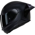 Nolan N60-6 Sport Argento 333 Kapalı Kask Mat Siyah Gümüş Cam - Renkli