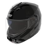 Nolan N90-3 06 Classico 301 Çene Açılır Motosiklet Kaskı Parlak Siyah XXL