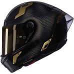 NOLAN X-804 RS AUREO 330 KARBON KAPALI KASK PARLAK - M - Siyah
