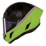 Nolan X-804 RS D.O.C. 347 Karbon Kapalı Motosiklet Kaskı Siyah/Yeşil XL L