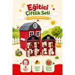 Noldor Eşleştirme Çiftlik Oyun Seti + 8 Hareketli Figür Oyuncak