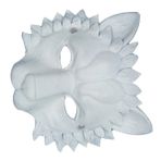 NOLITOY 1 Bilgisayar Hayvan Tam Yüz Maskesi Karnaval Aslan Maskesi Hayvan Başlı Aslan Maskesi Dans Partisi Aslan Maskesi 3d Aslan Maskesi Hayvan Cosplay Maskesi Beyaz Pu 3 Boyutlu Giyim