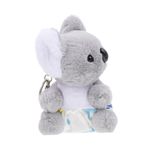 NOLITOY 1 Bilgisayar Koala Çanta Süsleri Koala Anahtarlık Peluş Doldurulmuş Hayvan Zinciri Peluş Koala Anahtarlık Peluş Bebek Kolye Çocuk Çanta Asılı Çantalar Süper Yumuşak Kısa Peluş