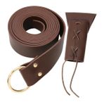NOLITOY 1 Takım Viking Şövalye Kemeri Ortaçağ Viking Kemeri Deri Kılıfı Tanjiro Kılıfı Ortaçağ Kurbağası Değnek Kılıfı Deri Kurbağa Tutucu Kemer Tek Tutucu Pu Aksesuarlar Cadılar Bayramı