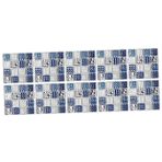 NOLITOY 10 Parça Simüle Kiremit Çıkartmaları Banyo Karo Duvar Kağıdı Kiremit Çıkartmaları Soyun Ve Yapıştırın Mozaik Mandala Renkli Duvar Sticker Soymak 3 Boyutlu Pvc Kalınlaştırmak Plaka