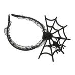 NOLITOY 2 Adet Cosplay başlığı halloween cadılar bayramı yarasalar cazibe şeytan kostüm aksesuarları örümcek ağı başlığı parti saç bantları örümcek elemanları saç bantları polyester Black