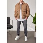Nomarc Büyük Cepli Camel Mevsimlik Mont - 2XL