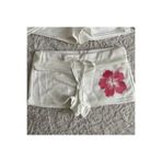 nomely Harajuku Hibiscus Çiçek Baskılı Mini Şort