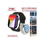 NOMTEKNO HK11 PRO MAX ORIJINAL YENİ SERİ GÜÇLU BATARYA AMOLED EKRAN AKILLI SAAT ÇİFT KORDONLU