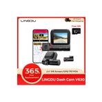 NOMTEKNO LINGDU V630 Araç 4K+1080P+1080P Ön Arka İç Kamera Gece Görüşlü WIFI GPS Video Kaydedici Park Monitör