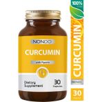 Nondo Kurkumin Zerdaçal Ekstresi 30 Kapsül Curcumin Piperin Gıda Takviyesi