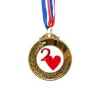 no/no Love Moon Heart 2 Poker Altın Ödülü Kazanan Madalya Birincilik Şerit