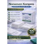 Nonwoven Kompres 7,5X7,5 Cm 4 Katlı Steril 100 Adet (5’Li Zarflardan 20 Paket) Pansuman Spanç 1 Kutu