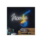 Noodle Yazılı Ve Şekilli Neon Tabela