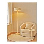 NOONLUX DESIGN&LIGHTING Chester Krem Rengi Lambader Oturma odası Yatak Odası Krem Tekli Koltuk Köşesi Kitap Kütüphanesi