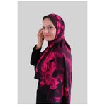 Noorella Scarf - Velda Gül Desenli Şal - Pembe