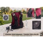 Noori White Spor Çantası, Bisiklet, Koşu, Spor Çantası - Kırmızı - Siyah