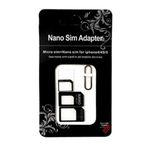Noosy Noosy 3'ü 1 arada Nano-SIM, mikro SIM ve SIM, siyah