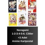Noragami 1-2-3-4-5-6. Ciltler (6 Kitap) | Anime Kartpostallar - Hayır