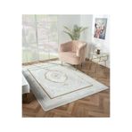 Nordic Nx001a Gold Klasik Desen Salon Halısı, Gold 2, 156 x 230