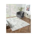 Nordic Nx007a Gri Modern Desen Salon Halısı, Gri, 156 x 230